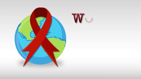 animation revealing world aids day message