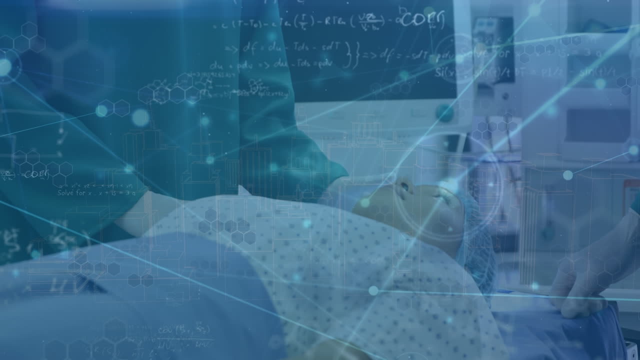 다양한 남성 외과 의사와 여성 환자 간의 연결 네트워크의 활성화