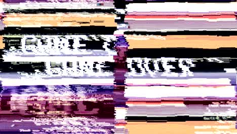 game over glitch text animation (3 versions with alpha channel), old gaming console style, rendering, background, loop