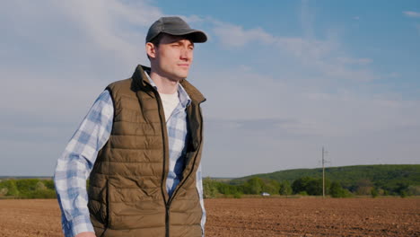 farmer in a field