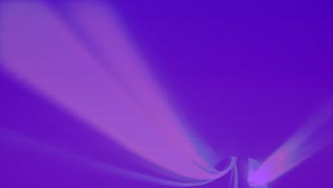 radiating light beams animation over purple background