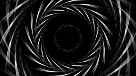 dark black sci-fi technology swirl shapes video animation