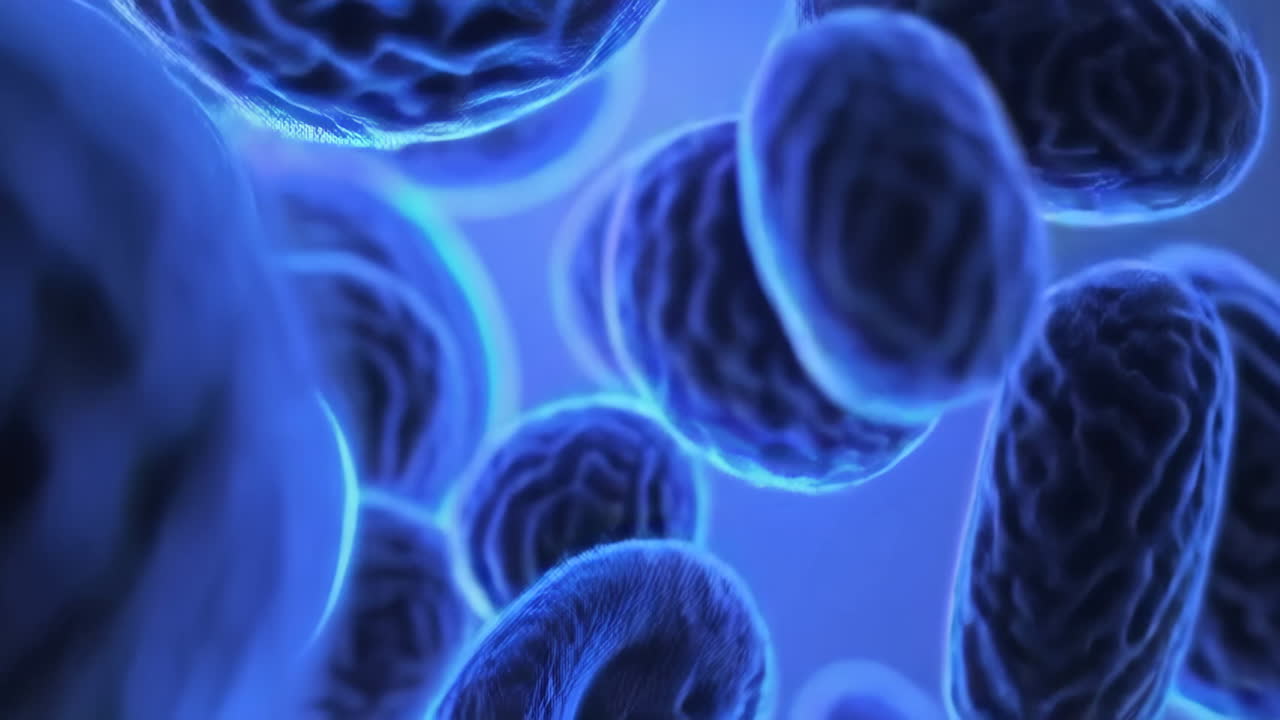 Abstract Microscopic View of Cells