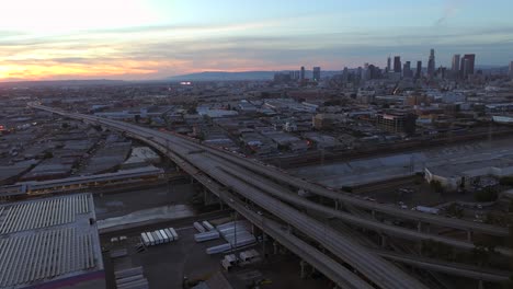 la 10 freeway closed and empty - november 2023