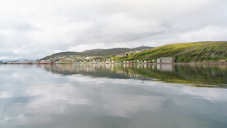 hammerfest city timelapse, finnmark, norway