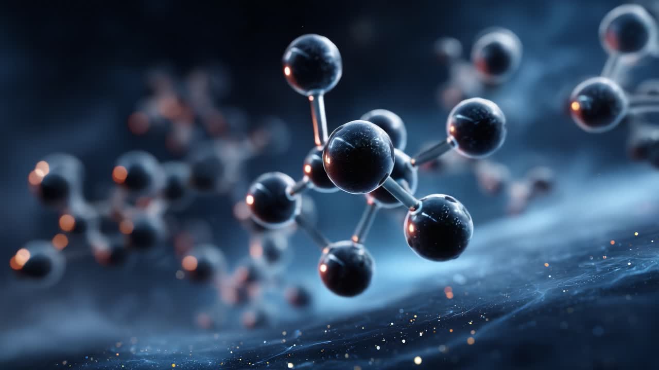 Exploring the Intricate World of Molecules: A Stunning Visual Journey Through the Cosmos, Showcasing the Beauty and Complexity of Molecular Structures in Action