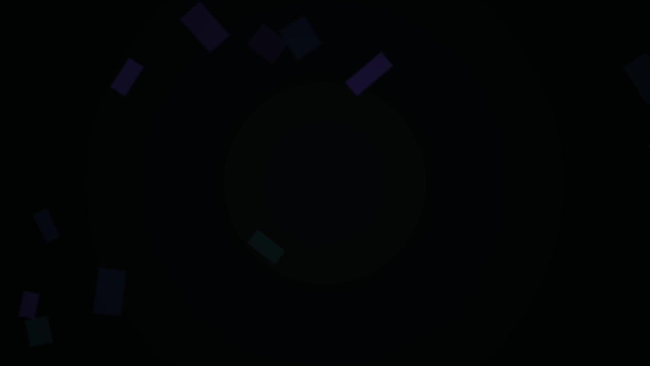 Abstract Motion Background with Floating Rectangles on Dark Background