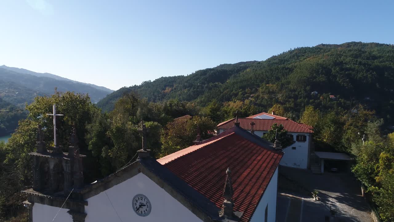 Ger&ecirc;s , Braga , Portugal Aerial View
