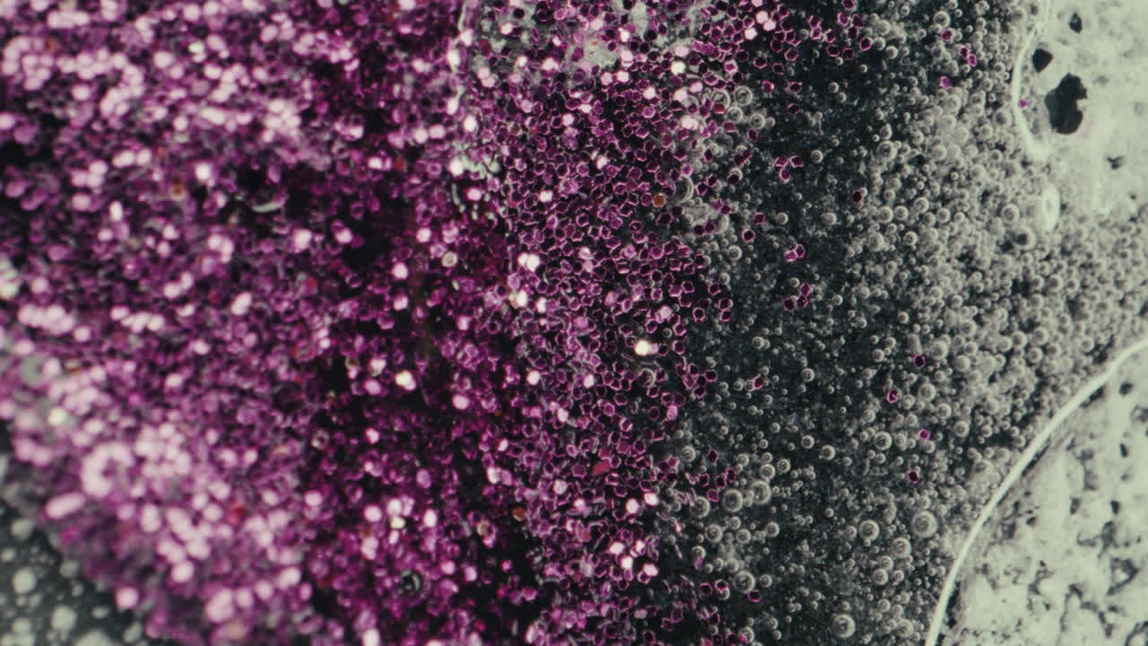 Pink Glitter and Bubbles Abstract Texture