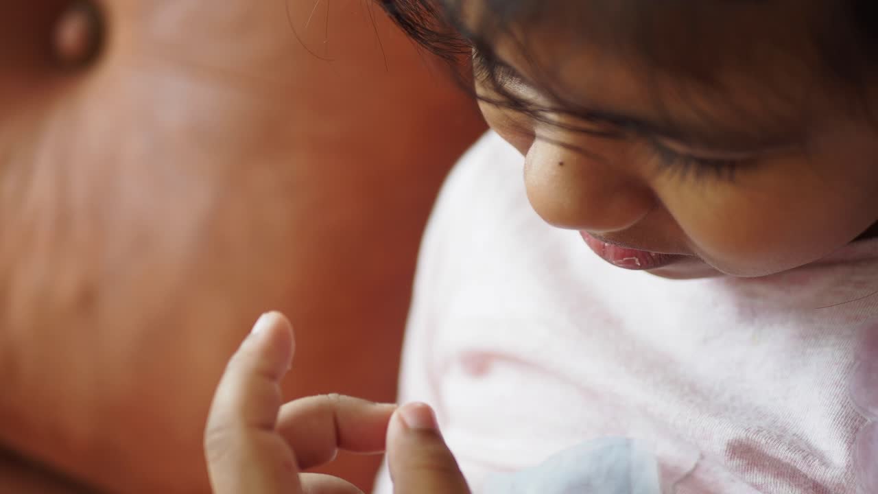 retrato de cerca de una niña