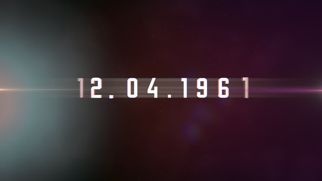 1961年4月12日 - 銀河系中的星球場和星星的光線