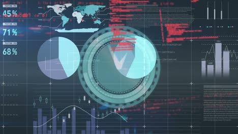 Animation-Der-Finanzdatenverarbeitung-über-Das-Ticken-Der-Uhr