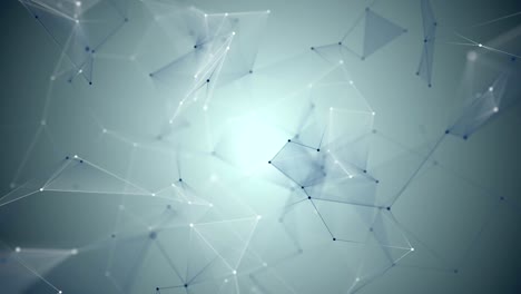 fondo geométrico azul abstracto con líneas y puntos