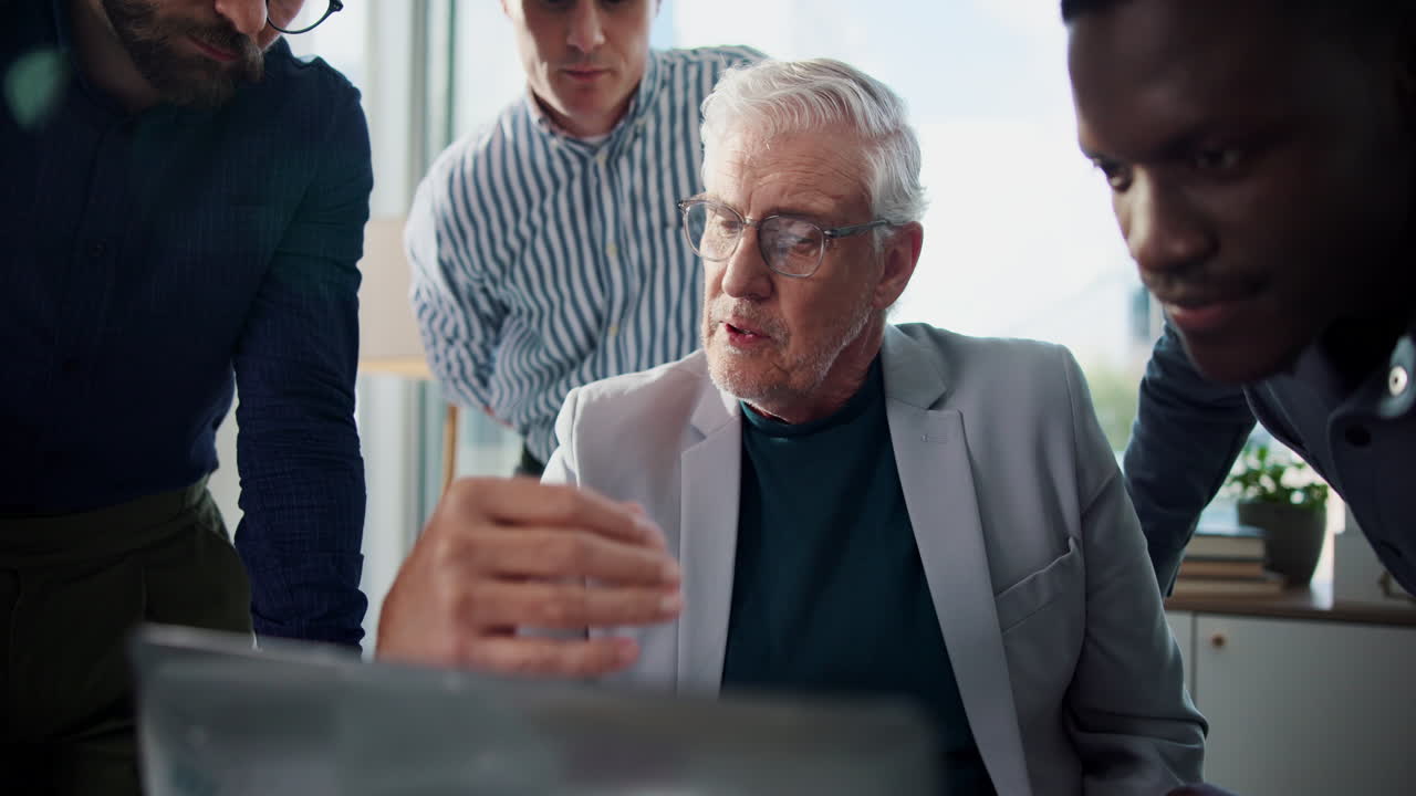 Business Professionals Collaborating in a Meeting