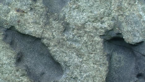 tilt up on the eroded surface of a rock