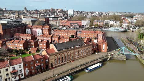 New--building-development-Bathurst-Basin-Bristol-UK-drone,aerial