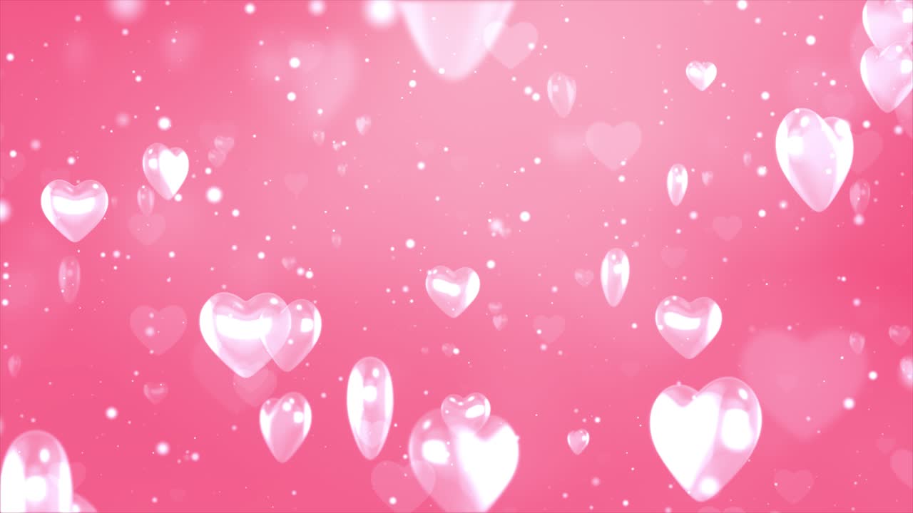 핑크 하트 배경