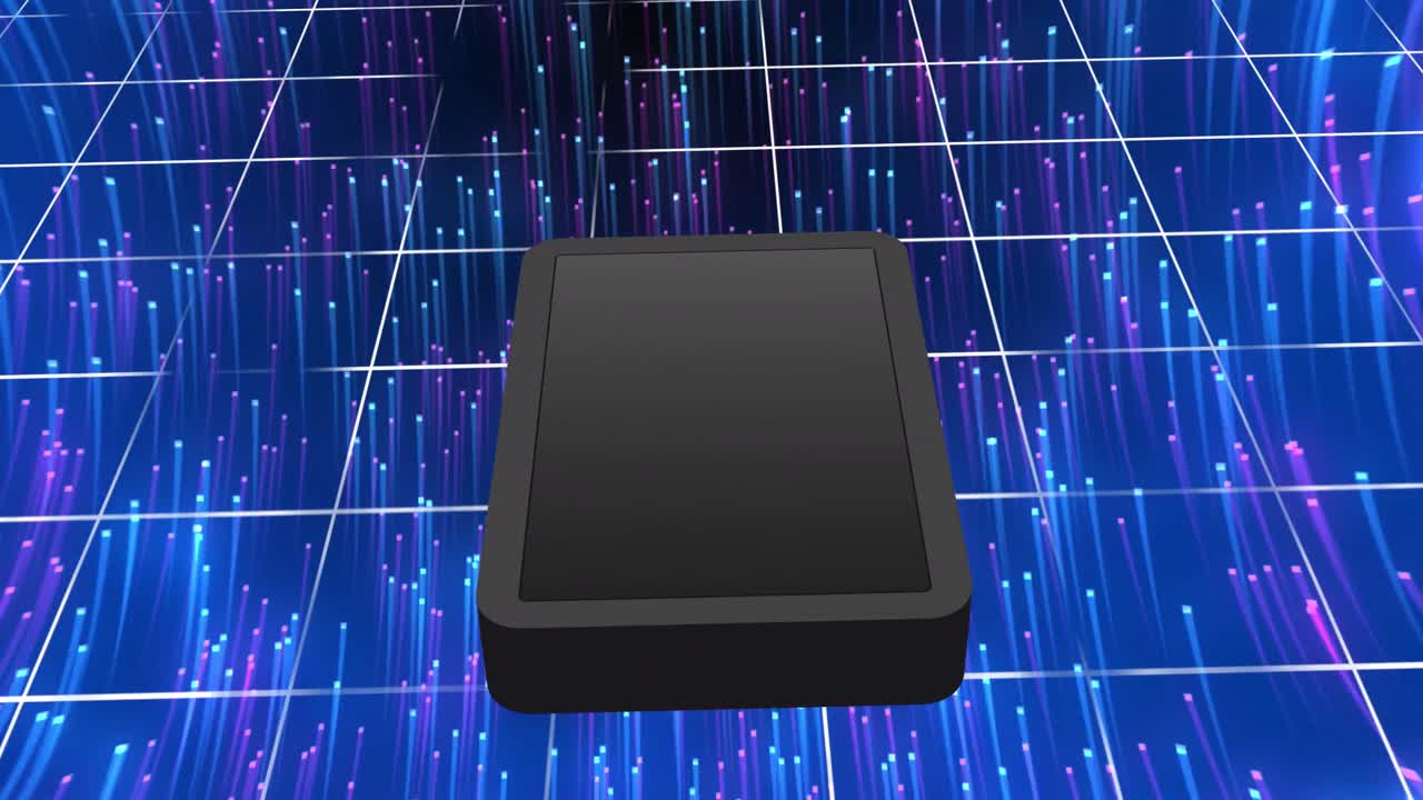 태블릿과 그리드를 통해 채팅과 데이터 처리의 애니메이션