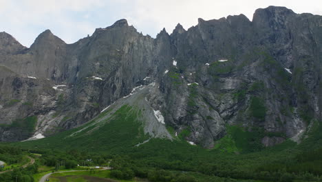 trollveggen mountain massif, troll wall, norway