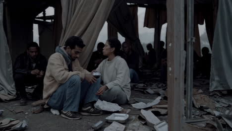 aftermath of war and destruction