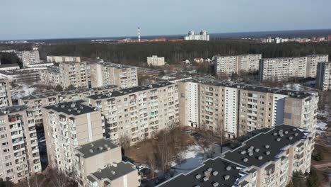панельные квартиры ссср старые советские российские здания и многоэтажные дома в вильнюсе