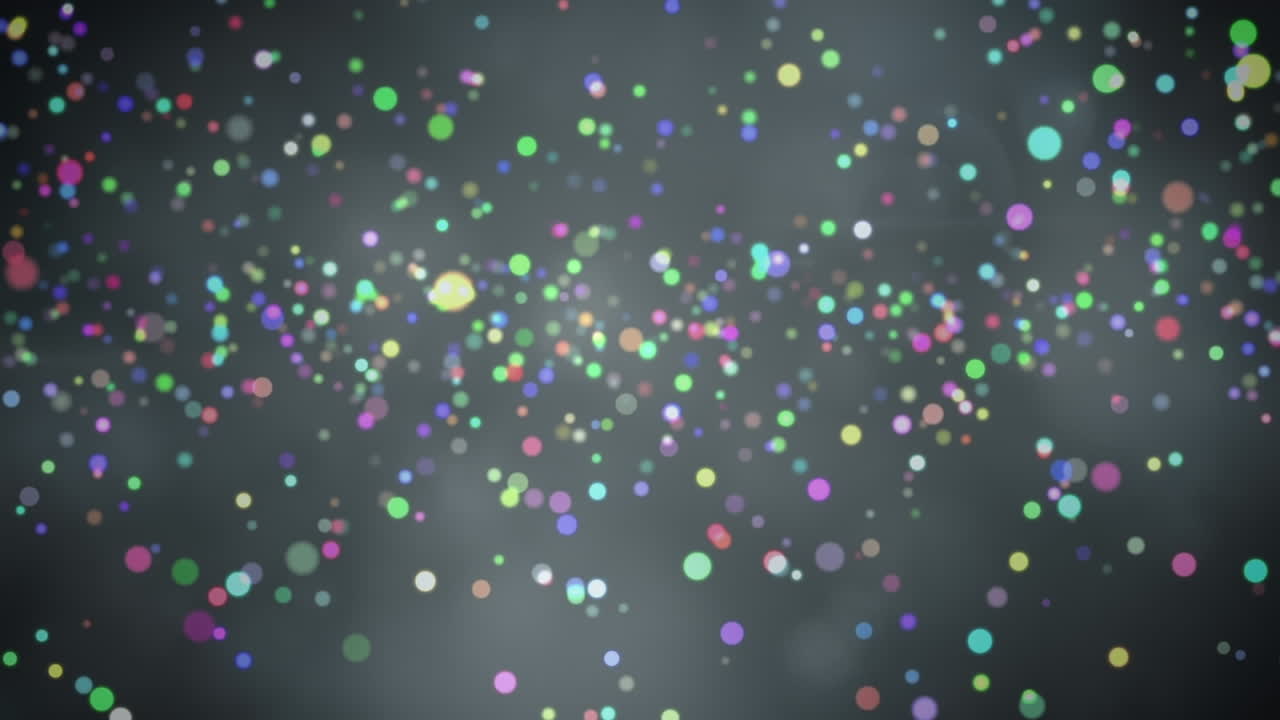 크리스마스 때 다채로운 스의 애니메이션