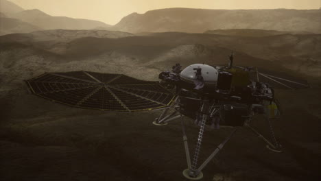 exploring the surface of mars with a robotic spacecraft conducting analysis