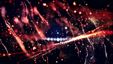 4k abstract particles background animation