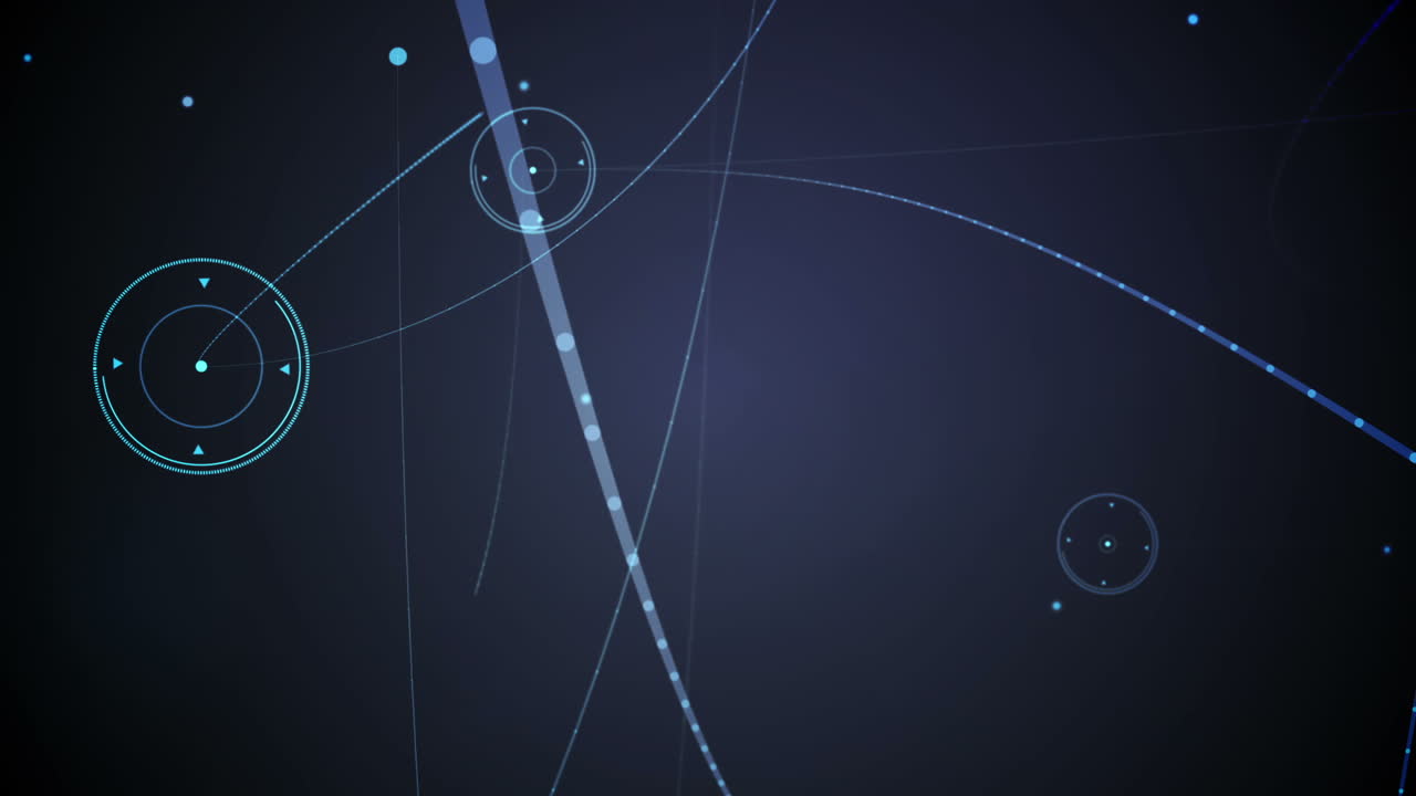 líneas de conexión en un fondo brillante