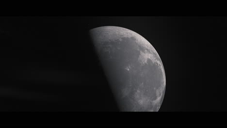 moon viewed from space