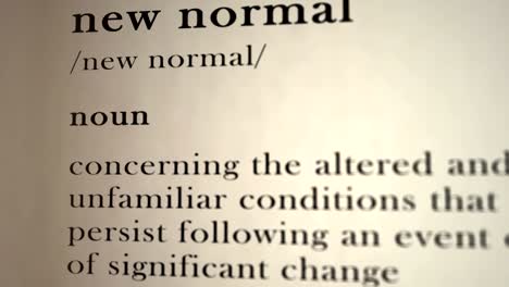 new normal definition