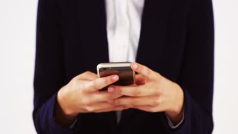 businesswoman using mobile phone