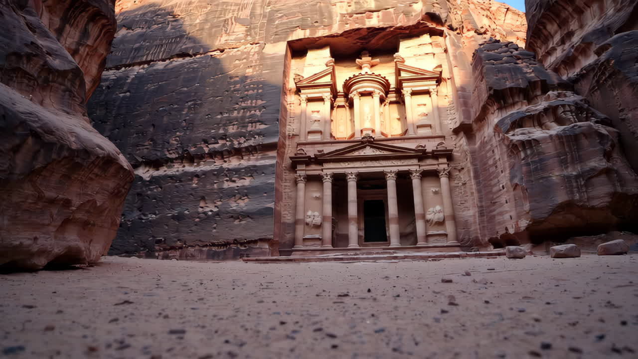 el tesoro de petra, jordania