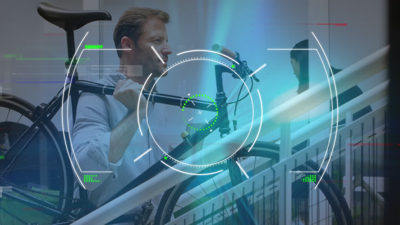 자전거를 들고 다니는 것보다 금융 데이터 처리의 애니메이션