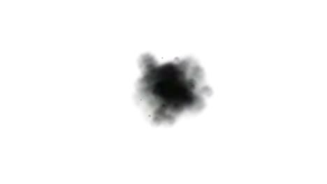 rising smoke from above. smoke animation