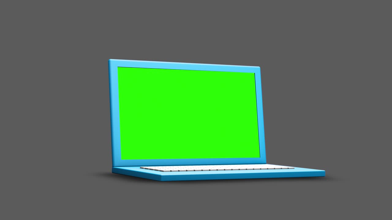 Close up camera on side shot in to computer laptop