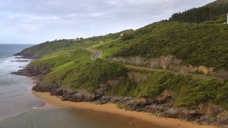 Aerial-drone-view-of-the-Urdaibai-Biosphere-Reserve-in-Mudaka-in-the-Basque-Country