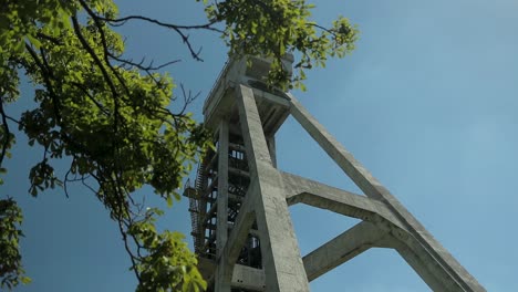 renovated mineshaft in south of poland