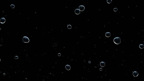 bubbles rising up
