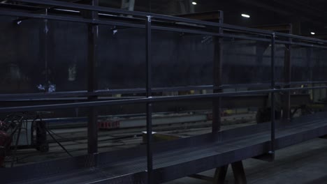 metal fabrication process in industrial setting