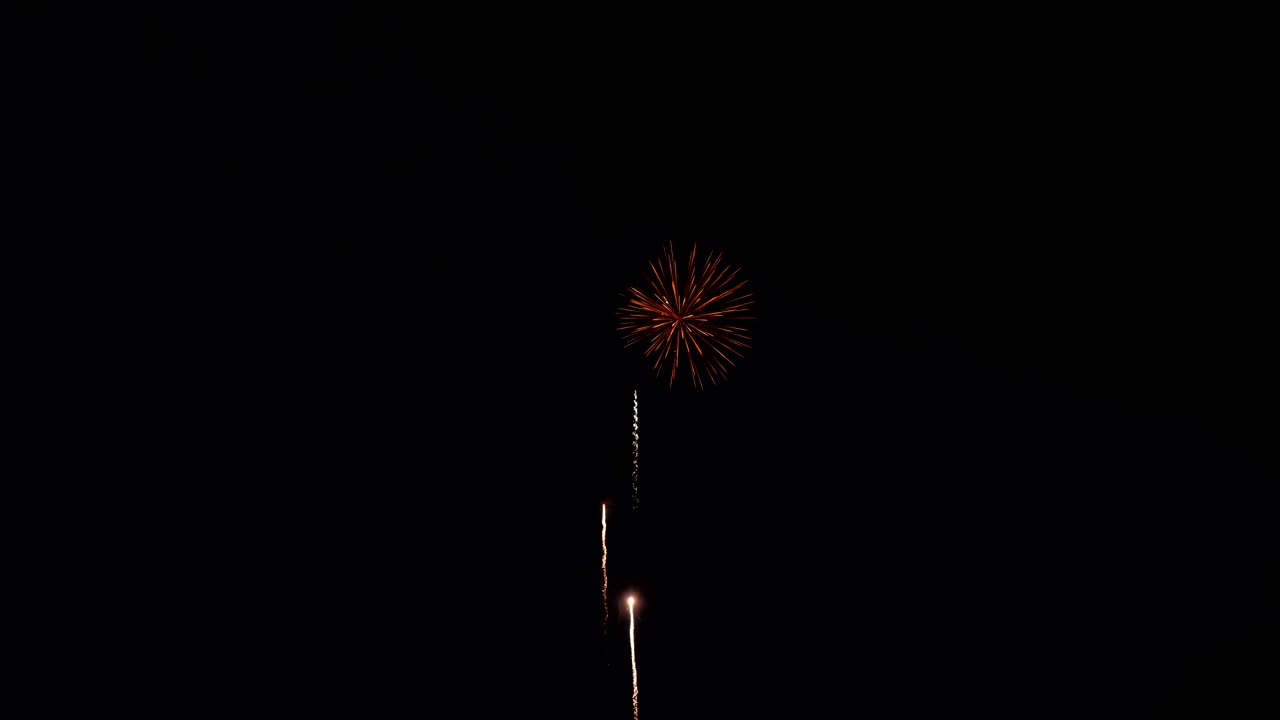 Bellissimo fuoco d'artificio colorato. Celebrazione.