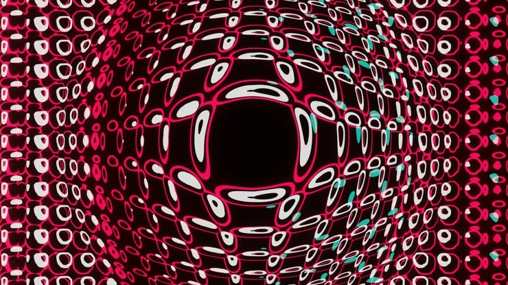Bright flicker of abstract neon background