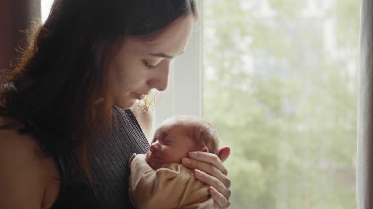madre y recién nacido