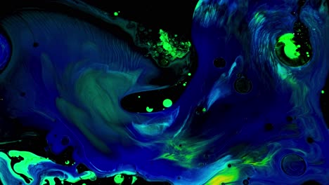 remolinos de pintura abstracta