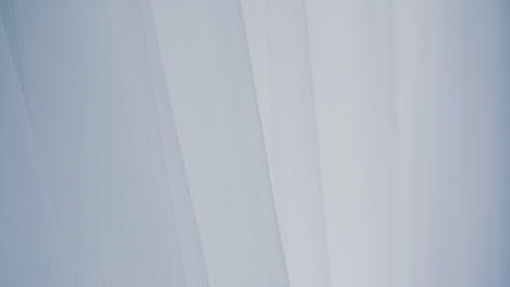 white sheer curtain