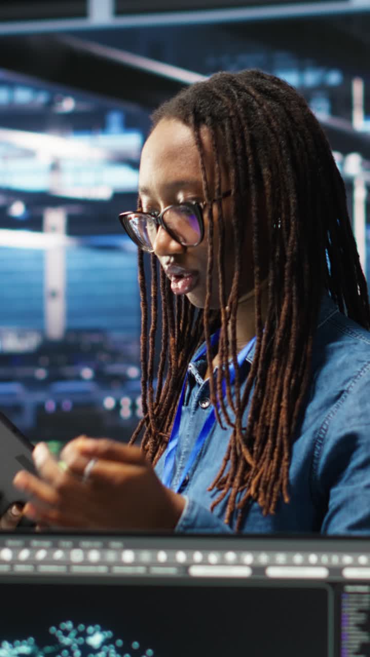 Vertical Video Server Farm Engineering Team Using Ai Algorithms And Node Tree Systems