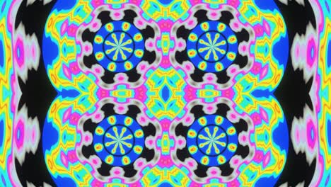 animado de discoteca floral abstracto alegre patrón multicolor