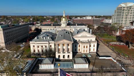 Edificio-Del-Capitolio-De-La-Casa-Estatal-De-Trenton,-Nueva-Jersey,-En-Nj