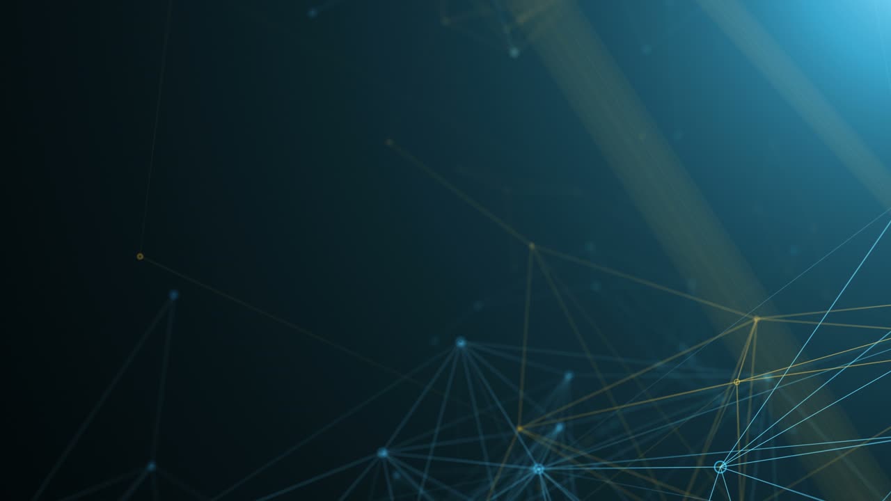 Colorful digital computer data and network connection