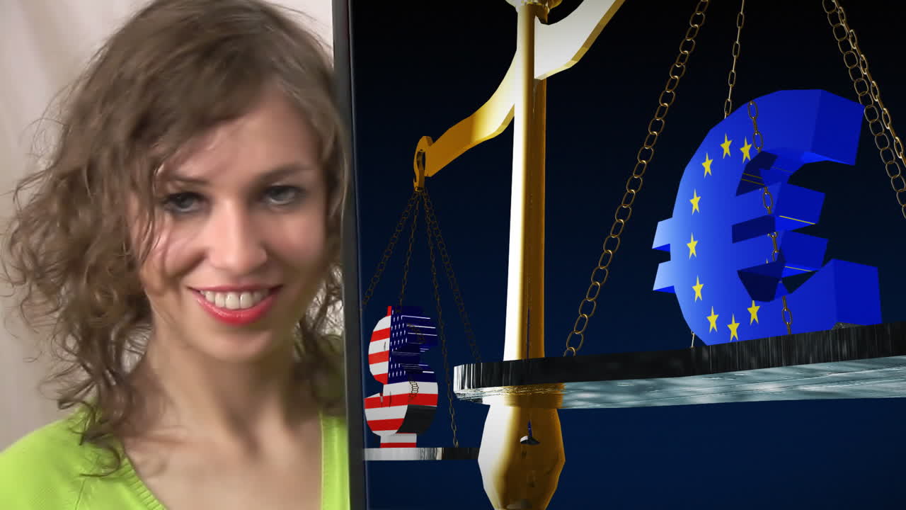 주식시장 애니메이션 개념